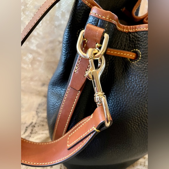 Pebble Collection by Dooney & Bourke Drawstring Bucket Bag. Like New. - Picture 6 of 14